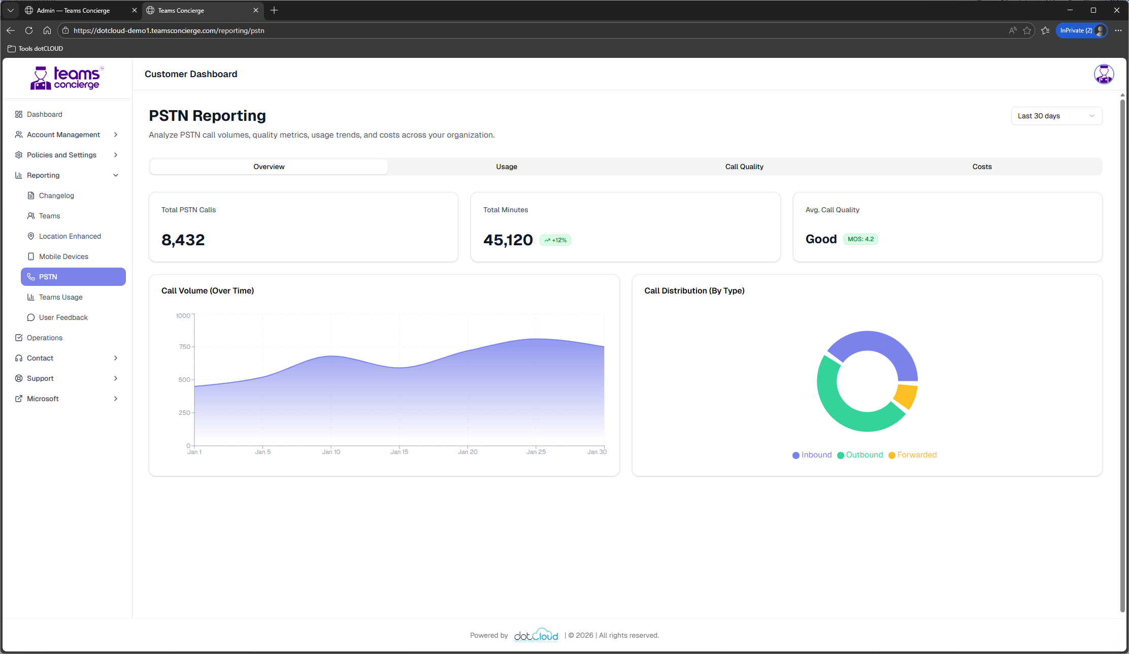 One-click report generation interface